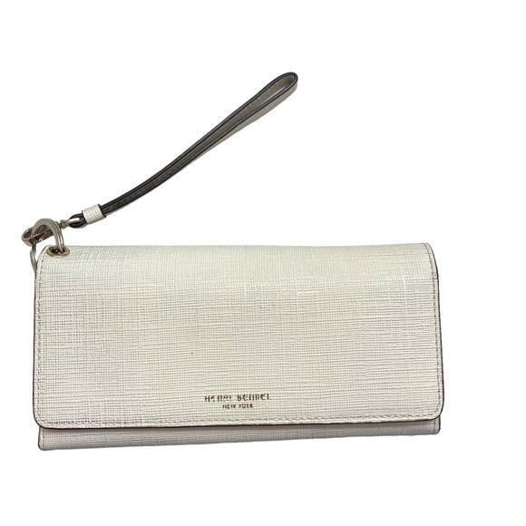 Henri bendel creamy white wristlet clutch bag - Picture 1 of 12